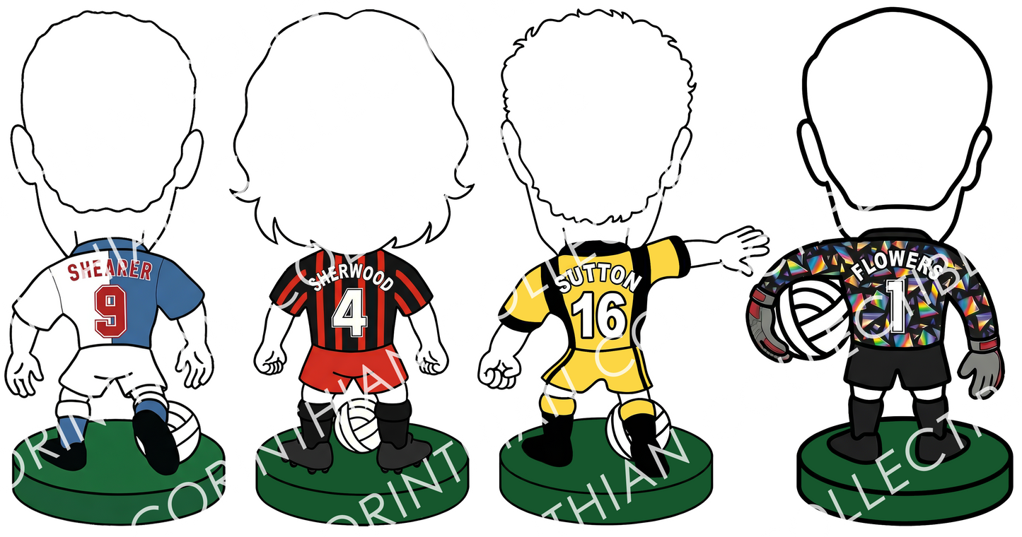 Champions - BACK DESIGN. Blackburn inspired Shaker Pint Glass