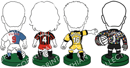 Champions - BACK DESIGN. Blackburn inspired Shaker Pint Glass