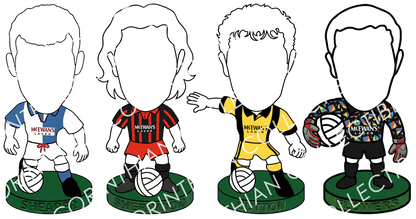 Champions - FRONT DESIGN. Blackburn inspired Shaker Pint Glass