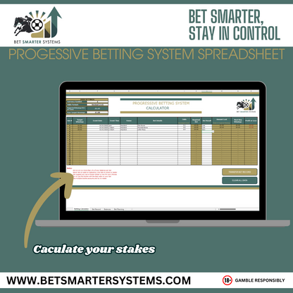 Progressive Betting System – Smarter, Structured Betting Spreadsheet v2