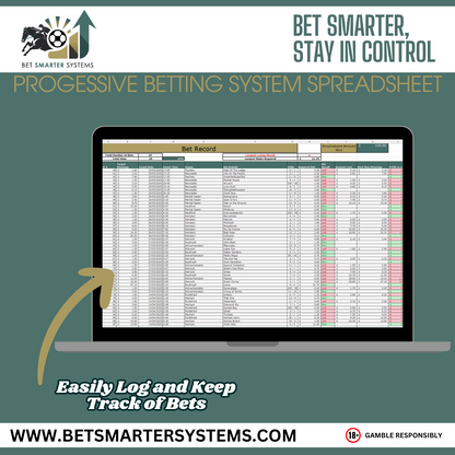 Progressive Betting System – Smarter, Structured Betting Spreadsheet v2