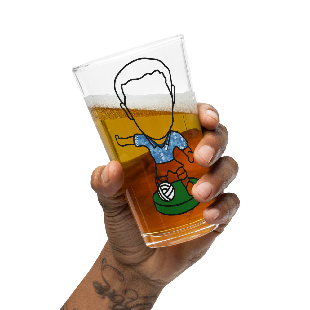 England Blue Away 1990 Inspired Shaker Pint Glass