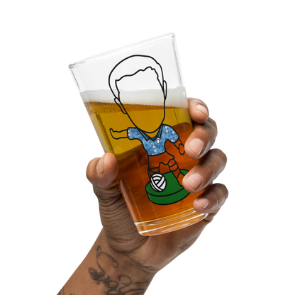 England Blue Away 1990 Inspired Shaker Pint Glass