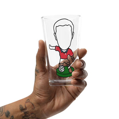 England Red Away 1990 Inspired Shaker Pint Glass