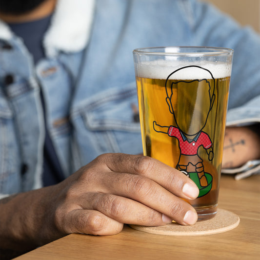 England Red Away 1990 Inspired Shaker Pint Glass