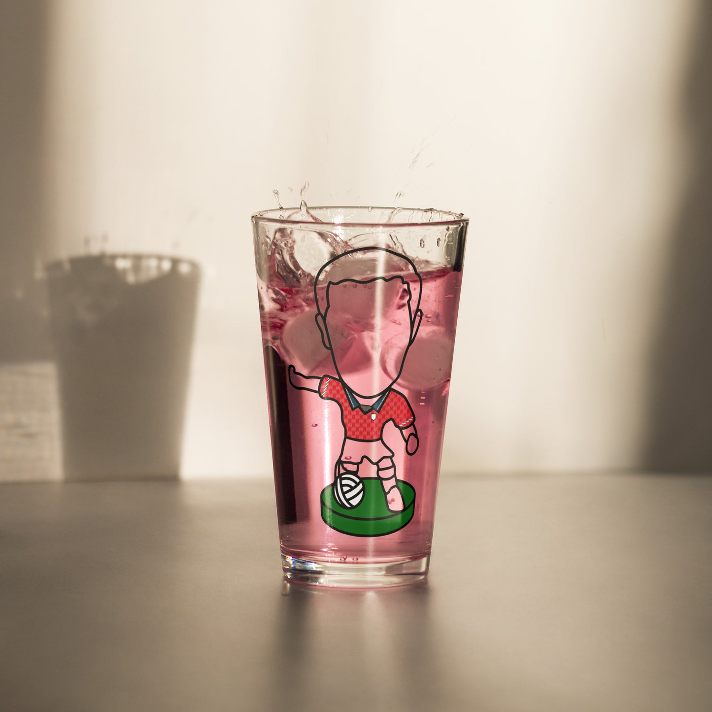 England Red Away 1990 Inspired Shaker Pint Glass