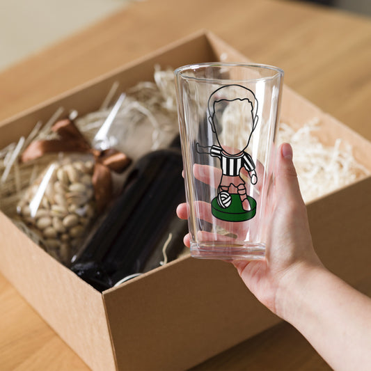 Tyneside Stripes Pride Shaker Pint Glass - Inspired by Newcastle United & Corinthian Figures