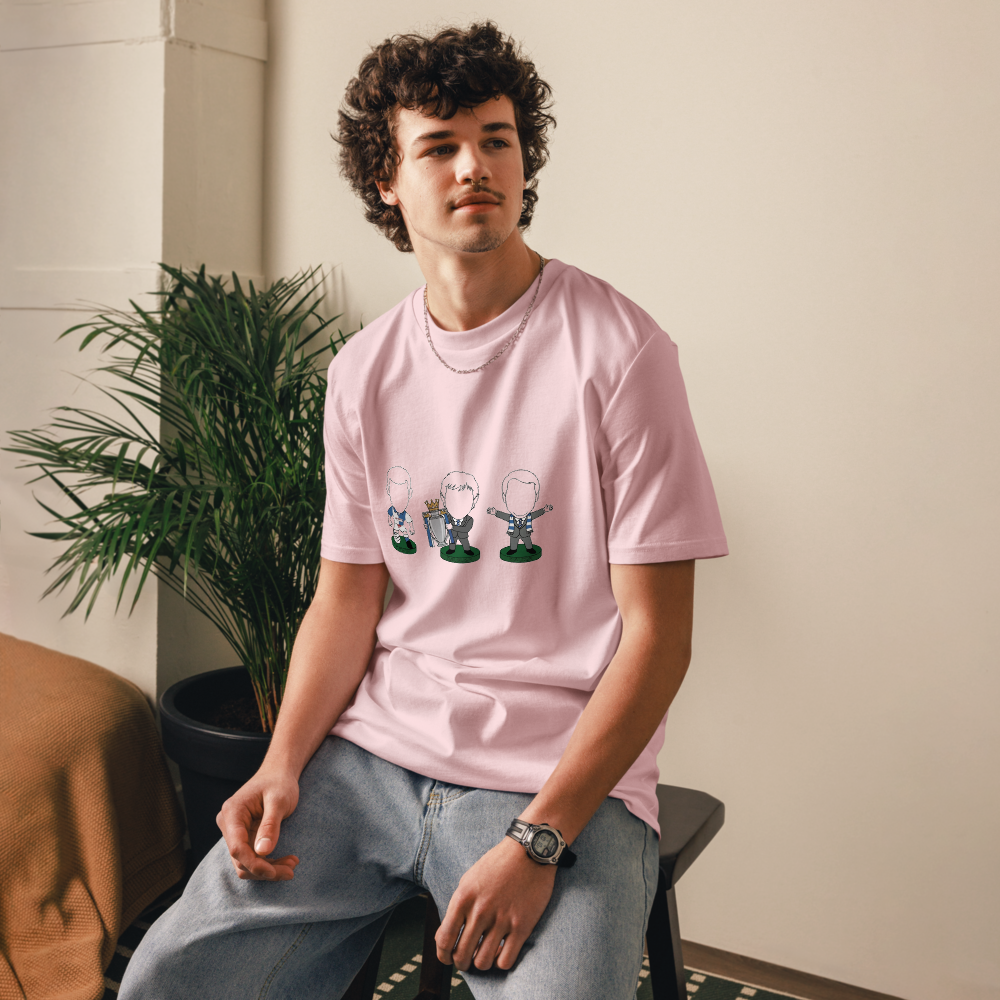 Three Men. One Dream. Blackburn inspired T-Shirt - Unisex Organic Cotton T-Shirt | Stanley/Stella STTU169